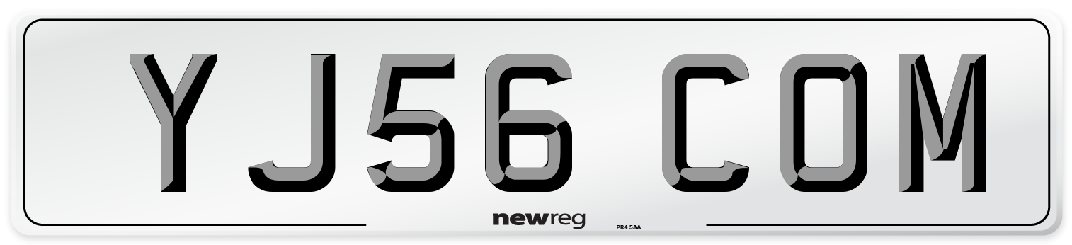 YJ56 COM Number Plate from New Reg